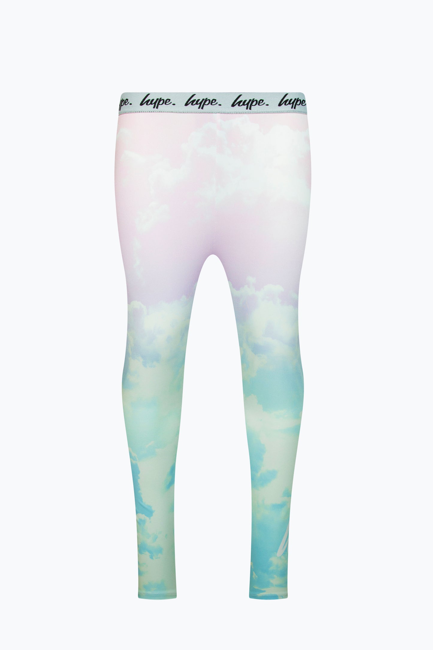 Hype Girls Multi Pastel Clouds Leggings