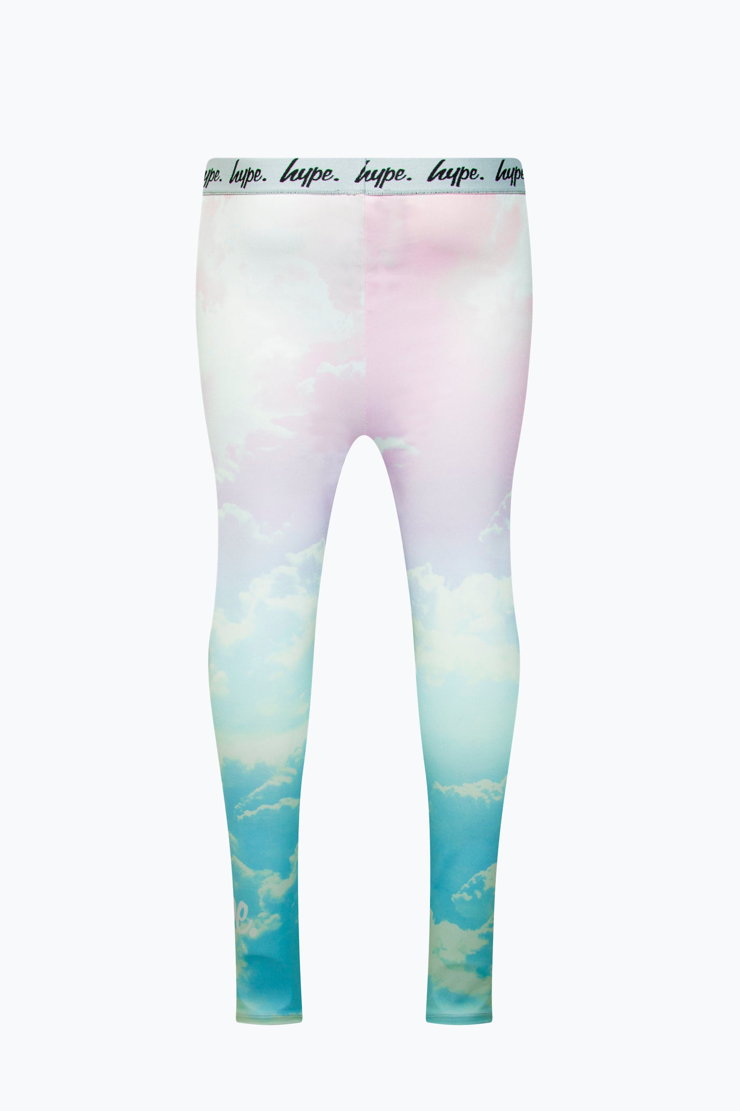 Hype Girls Multi Pastel Clouds Leggings