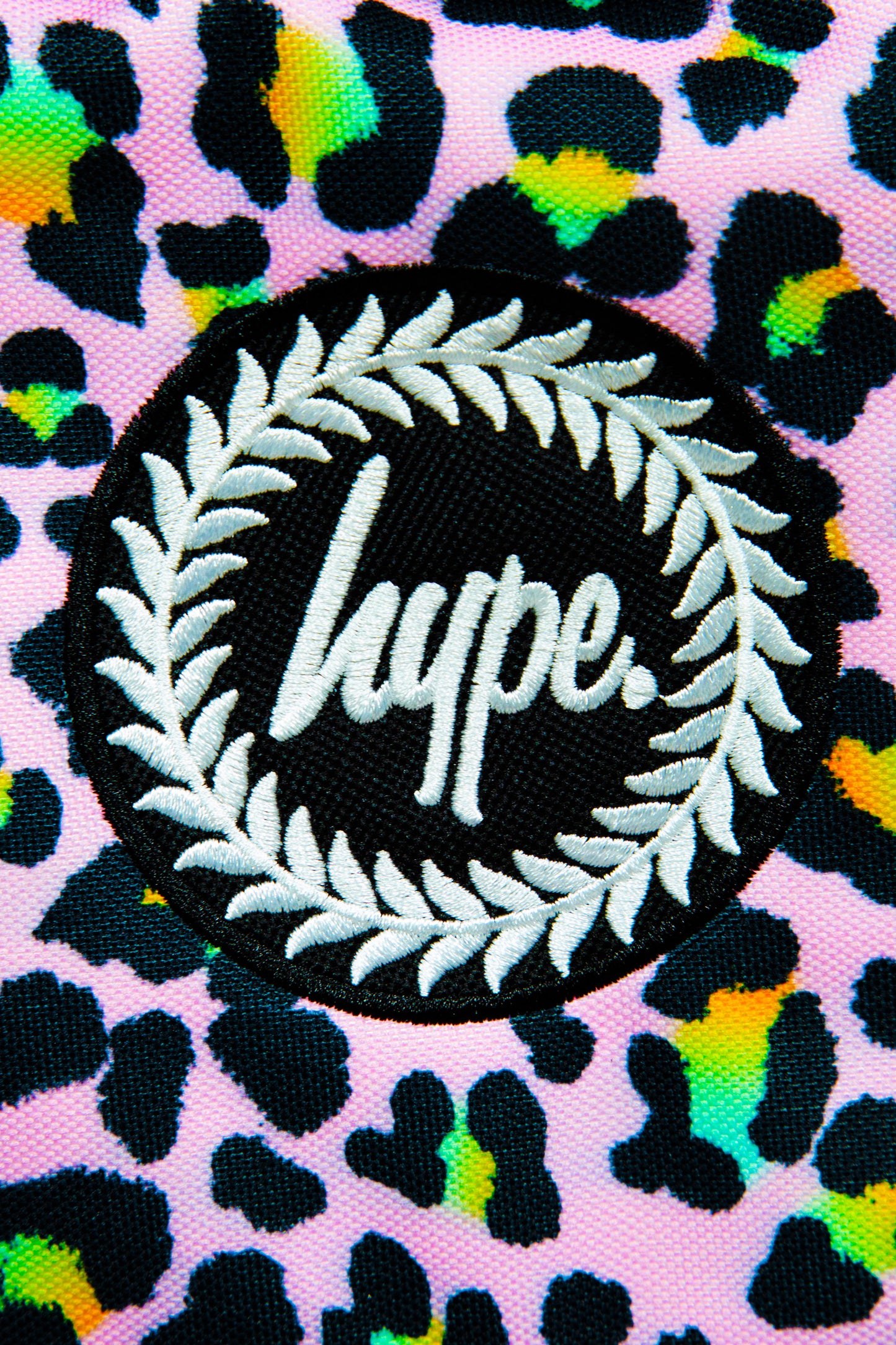 Hype Girls Iconic Pink Disco Leopard Print Backpack