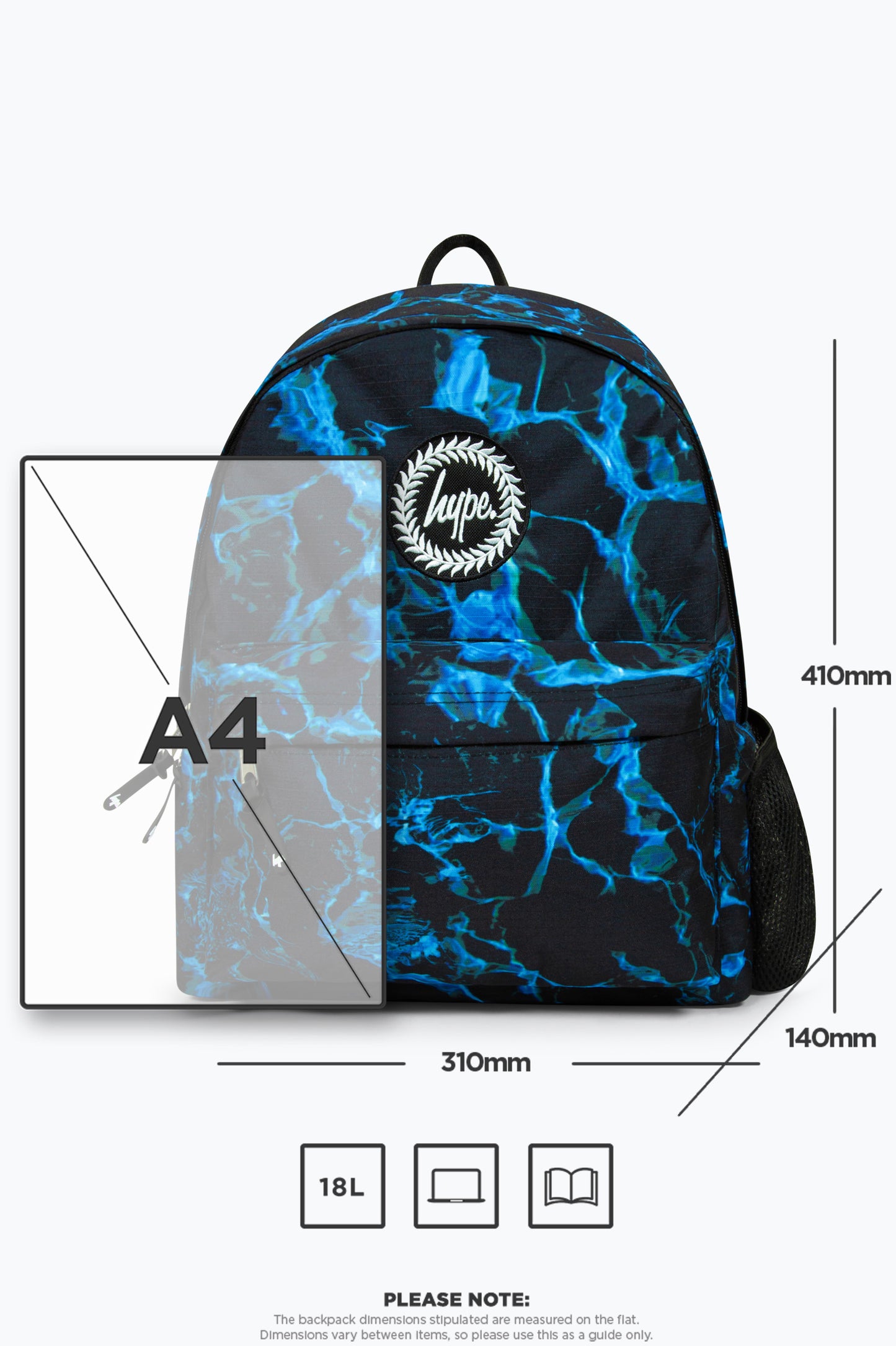 Hype Blue X-Ray Pool Iconic Boys Backpack