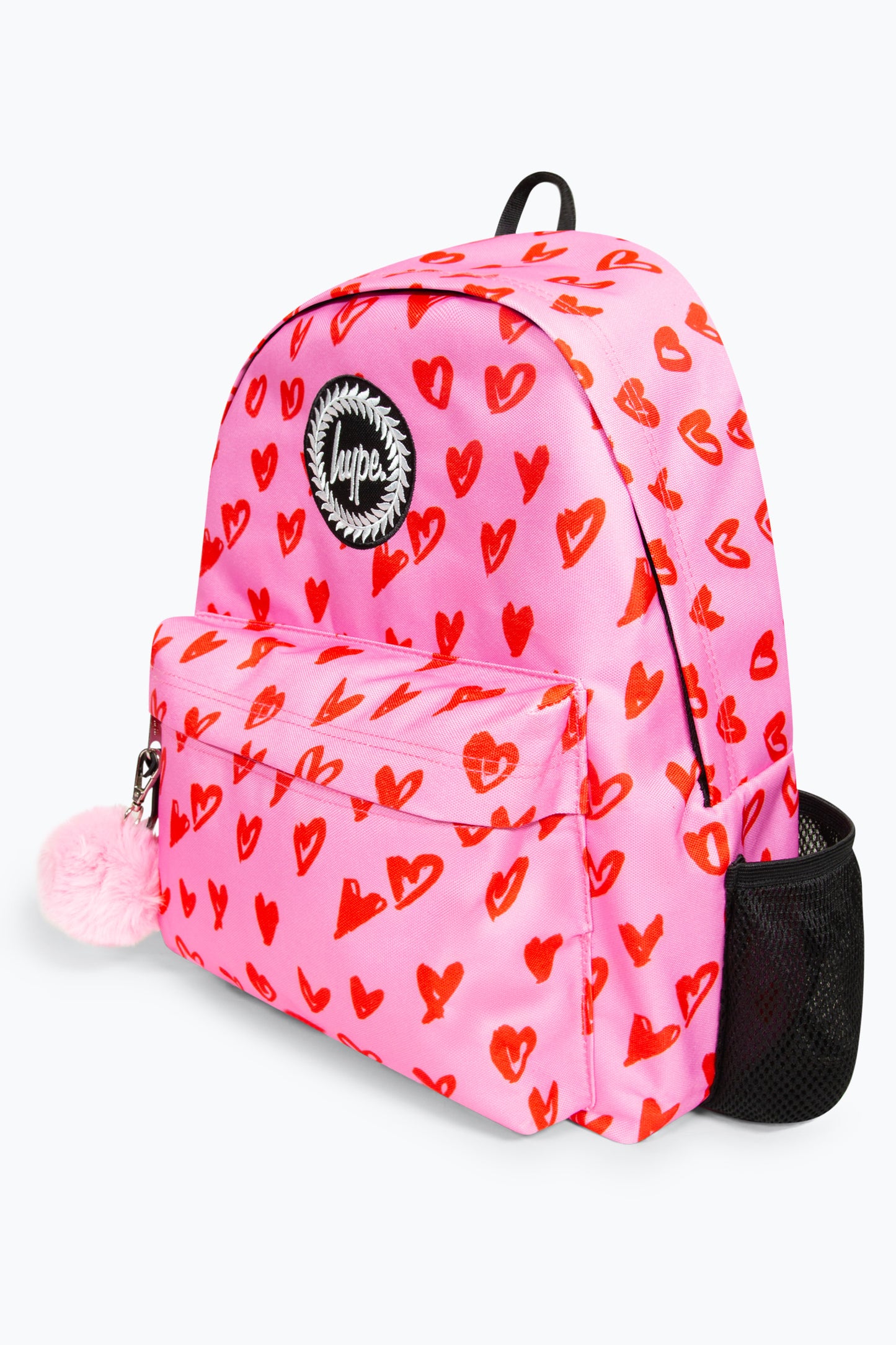 Hype Girls Iconic Scribble Hearts Pink Backpack