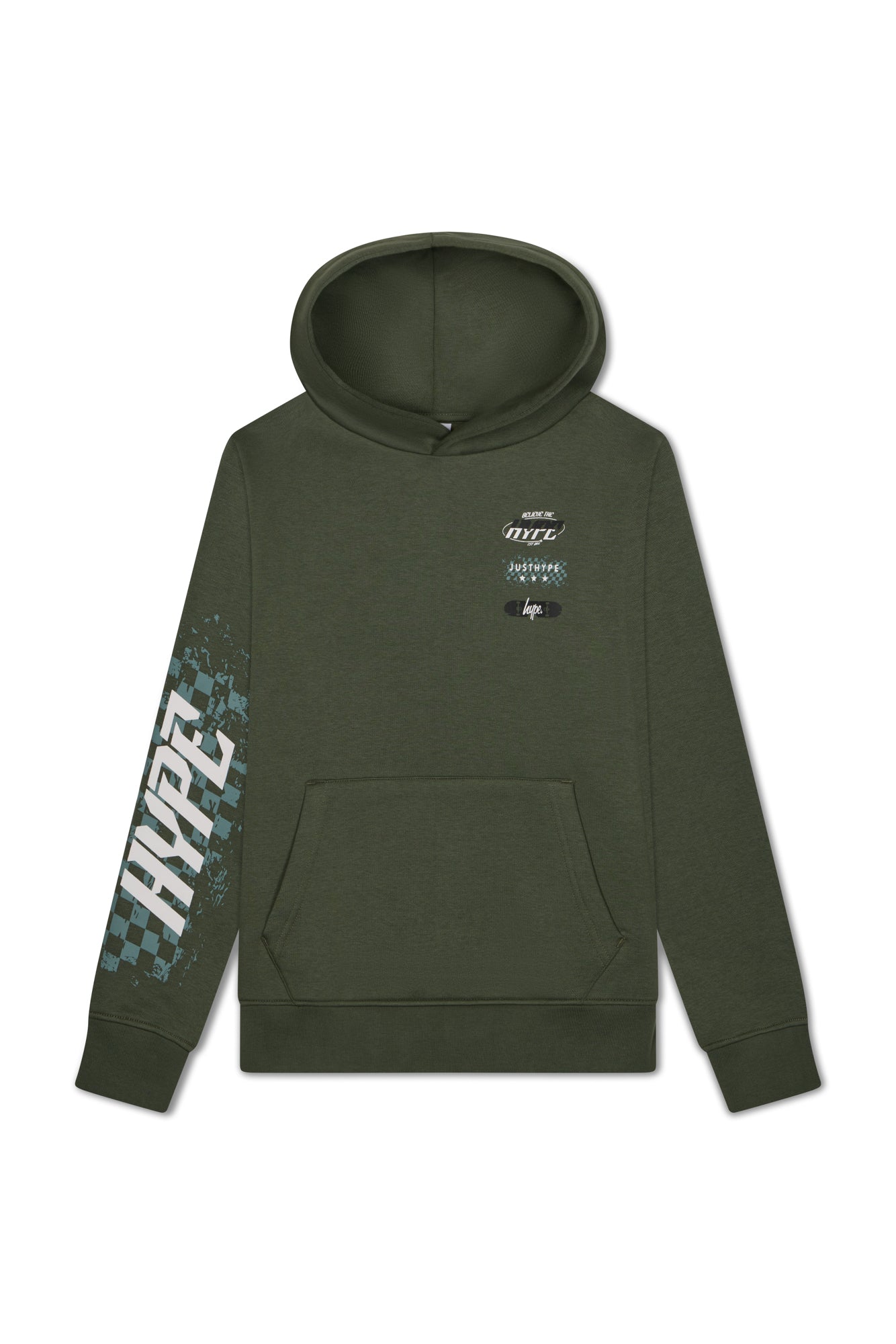 Hype Boys Green Skater Hoodie