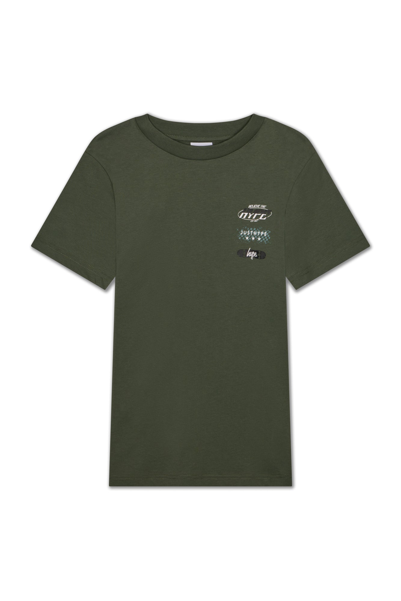 Hype Boys Green Skater T-Shirt