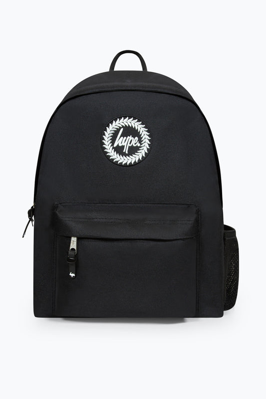 Hype Unisex Iconic Core Plain Black Backpack