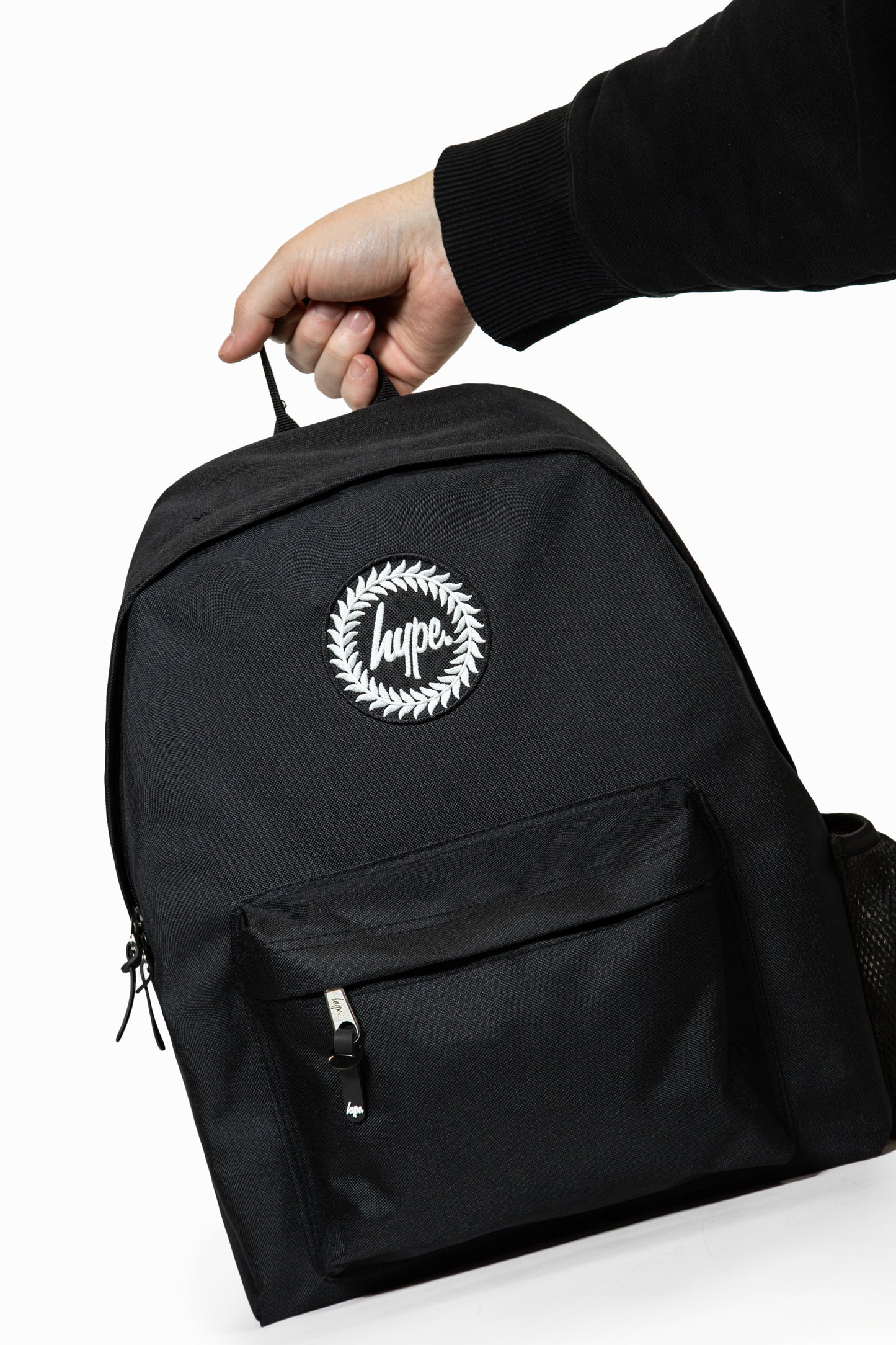 Hype Unisex Iconic Core Plain Black Backpack