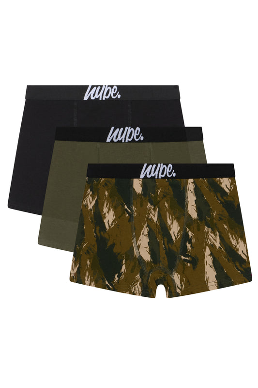 Hype Boys All Over Print 3-Pack Boxers