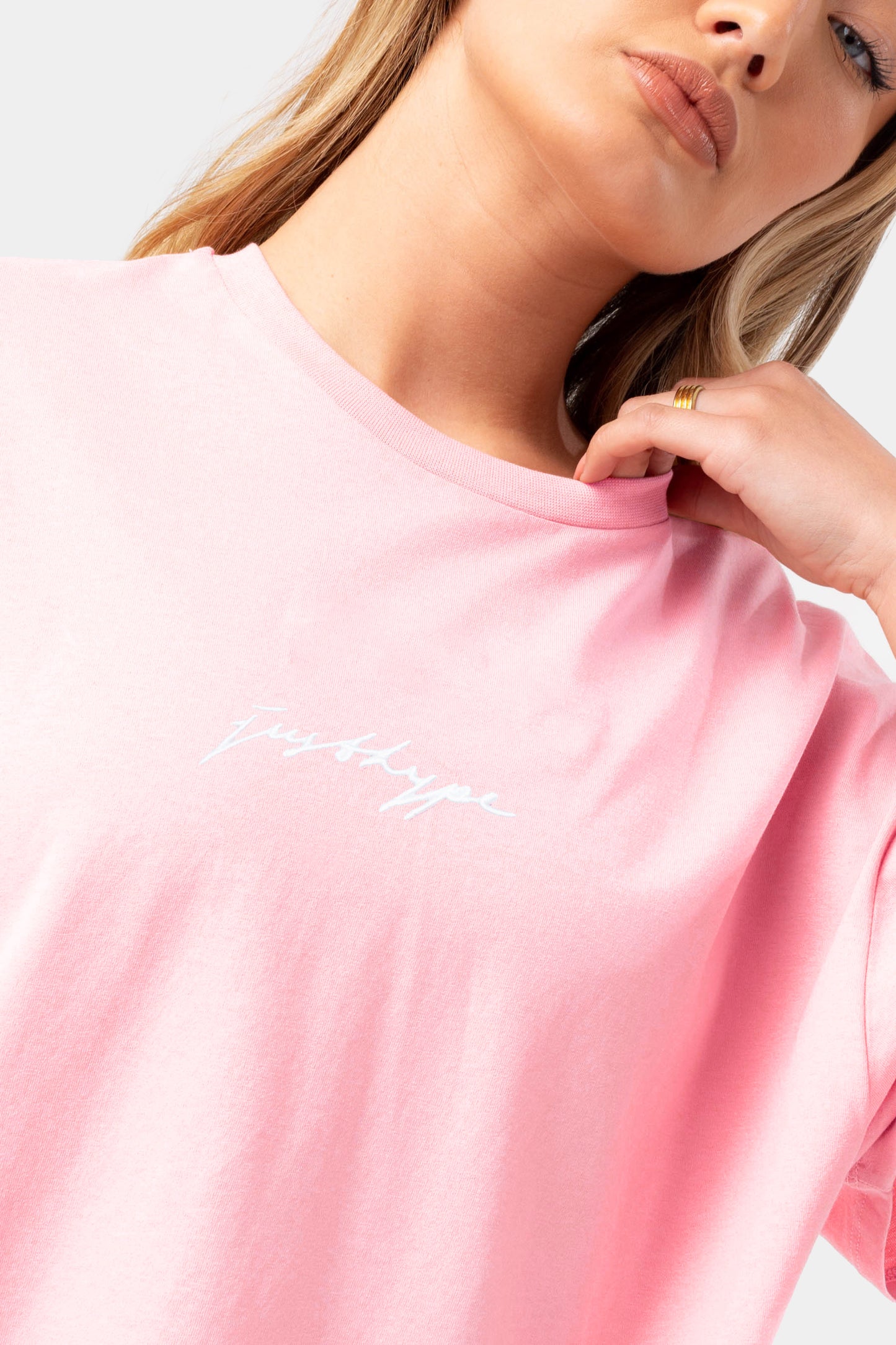 Hype. Womens Pink Scribble T-Shirt