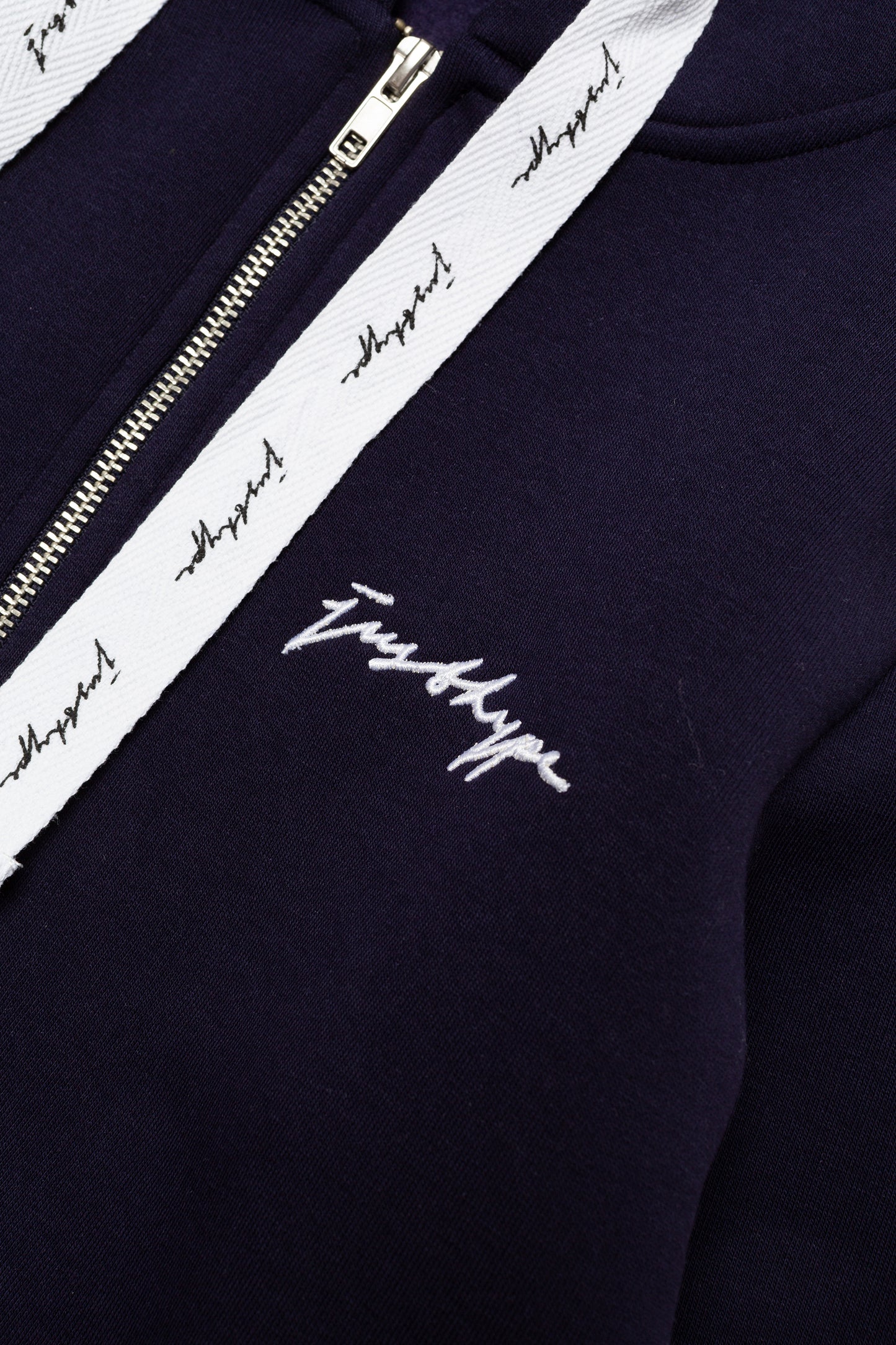 Hype Womens Navy Scribble Zip Hoodie