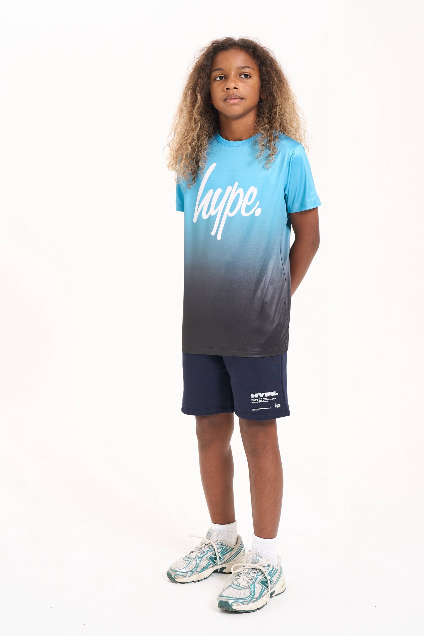 Hype Boys Blue Sky Fade T-Shirt