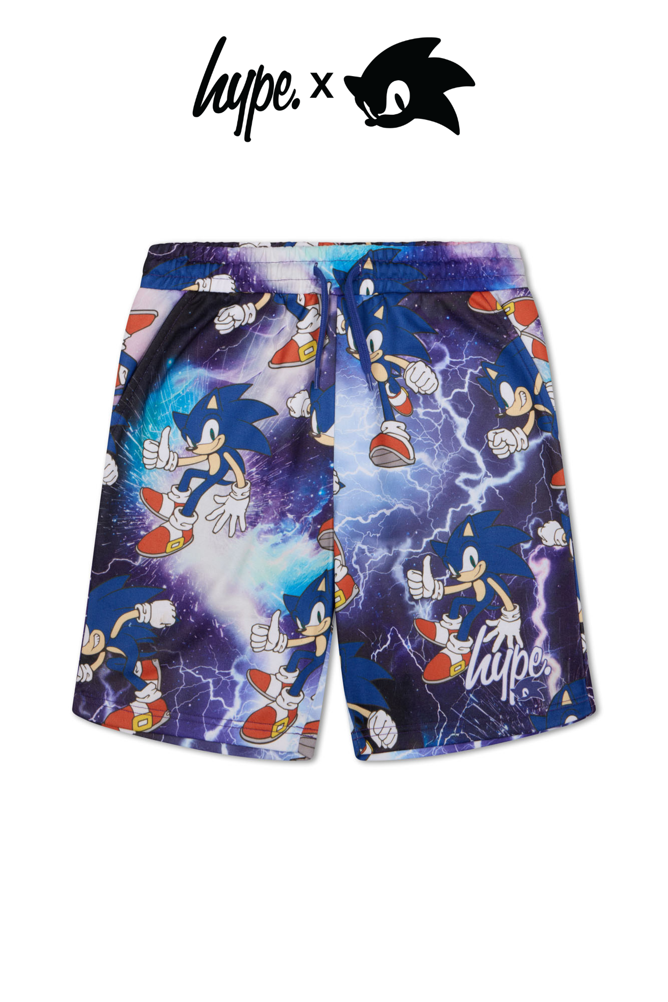 Hype x Sonic The Hedgehog™ Boys Multi Sonic Fleece Shorts