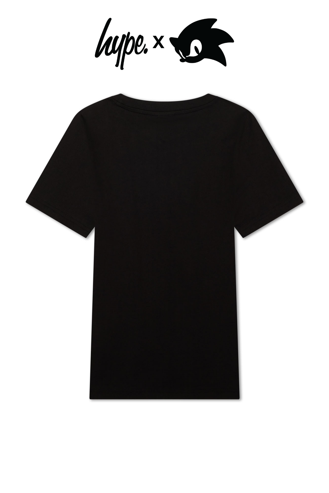 Hype x Sonic The Hedgehog™ Boys Black Sonic Stamp T-Shirt