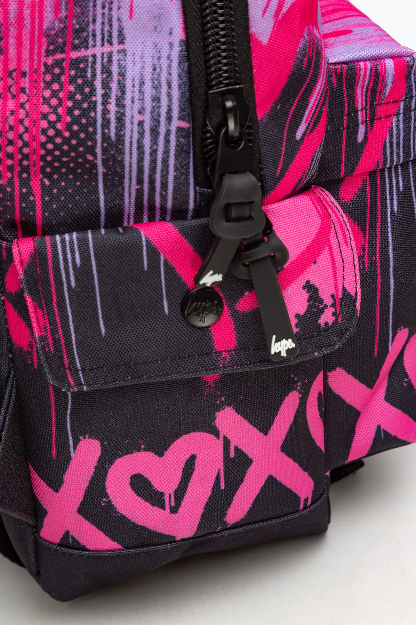 Hype. Pink Hearts Drip Backpack