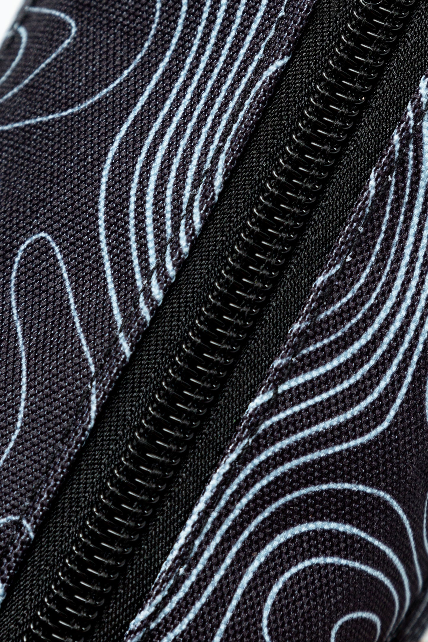 Hype Topographic Black Pencil Case Main Zip