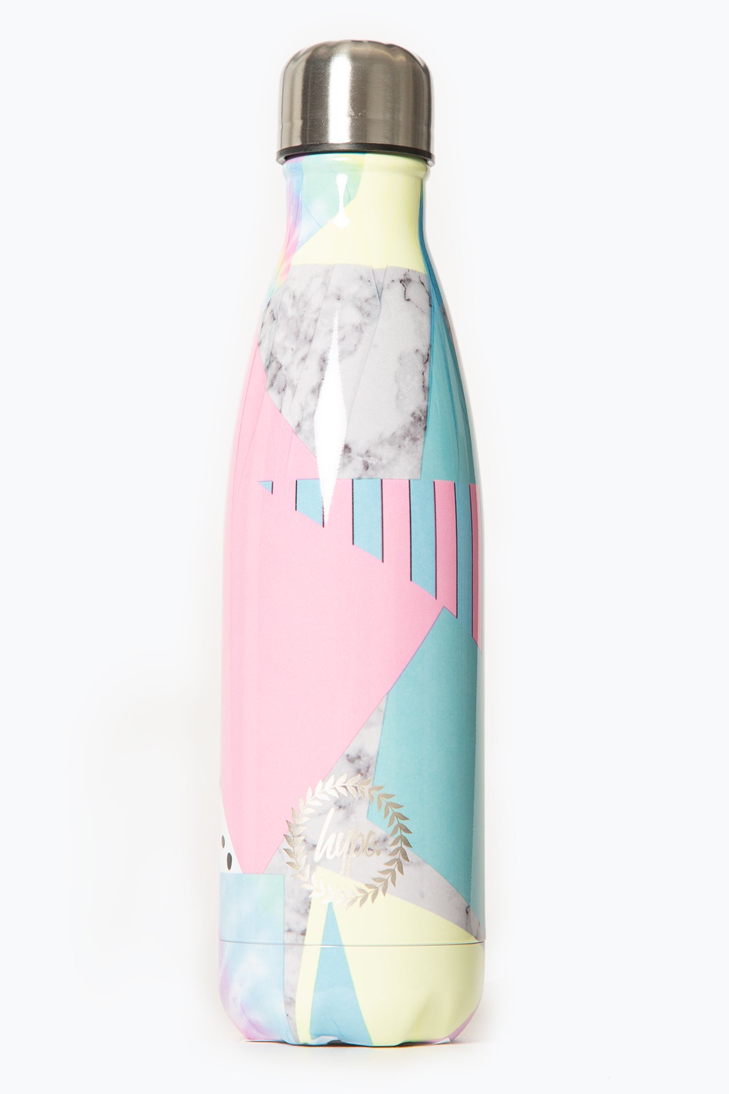 Hype Girls Multicoloured Pastel Collage Thermal Water Bottle