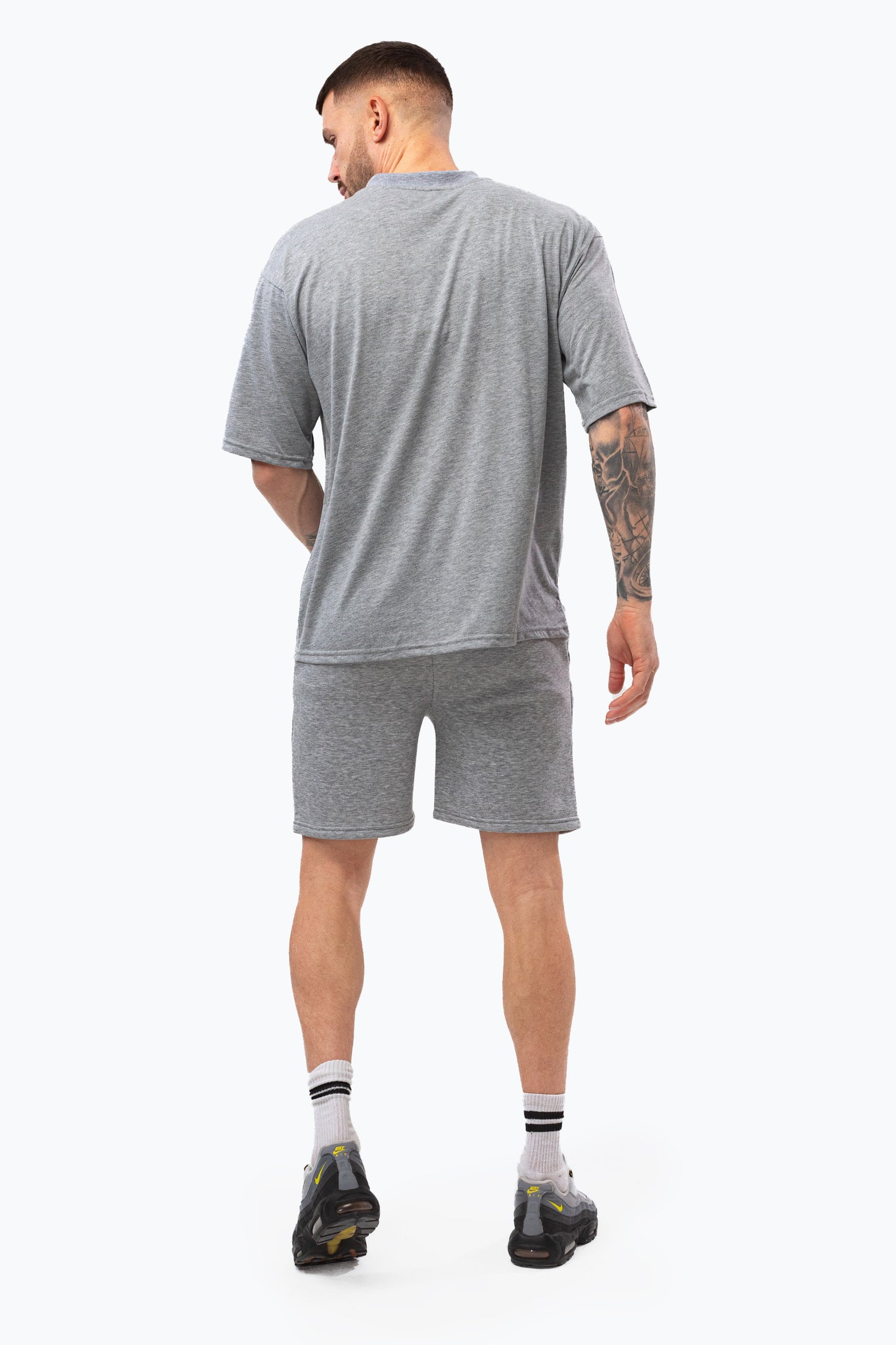 Grey Marl College Outline T-Shirt