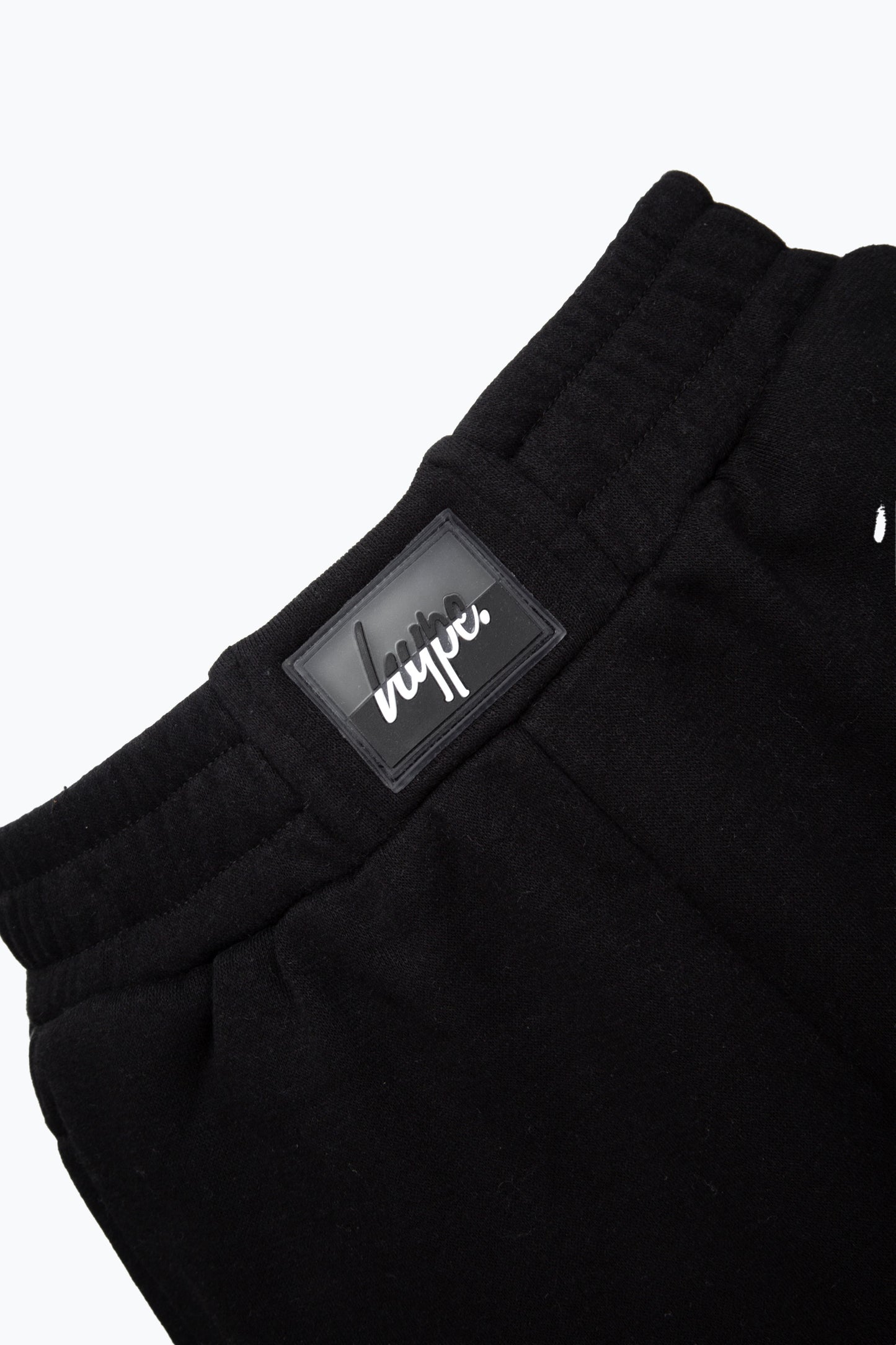 Hype Girls Black Runner Script Shorts