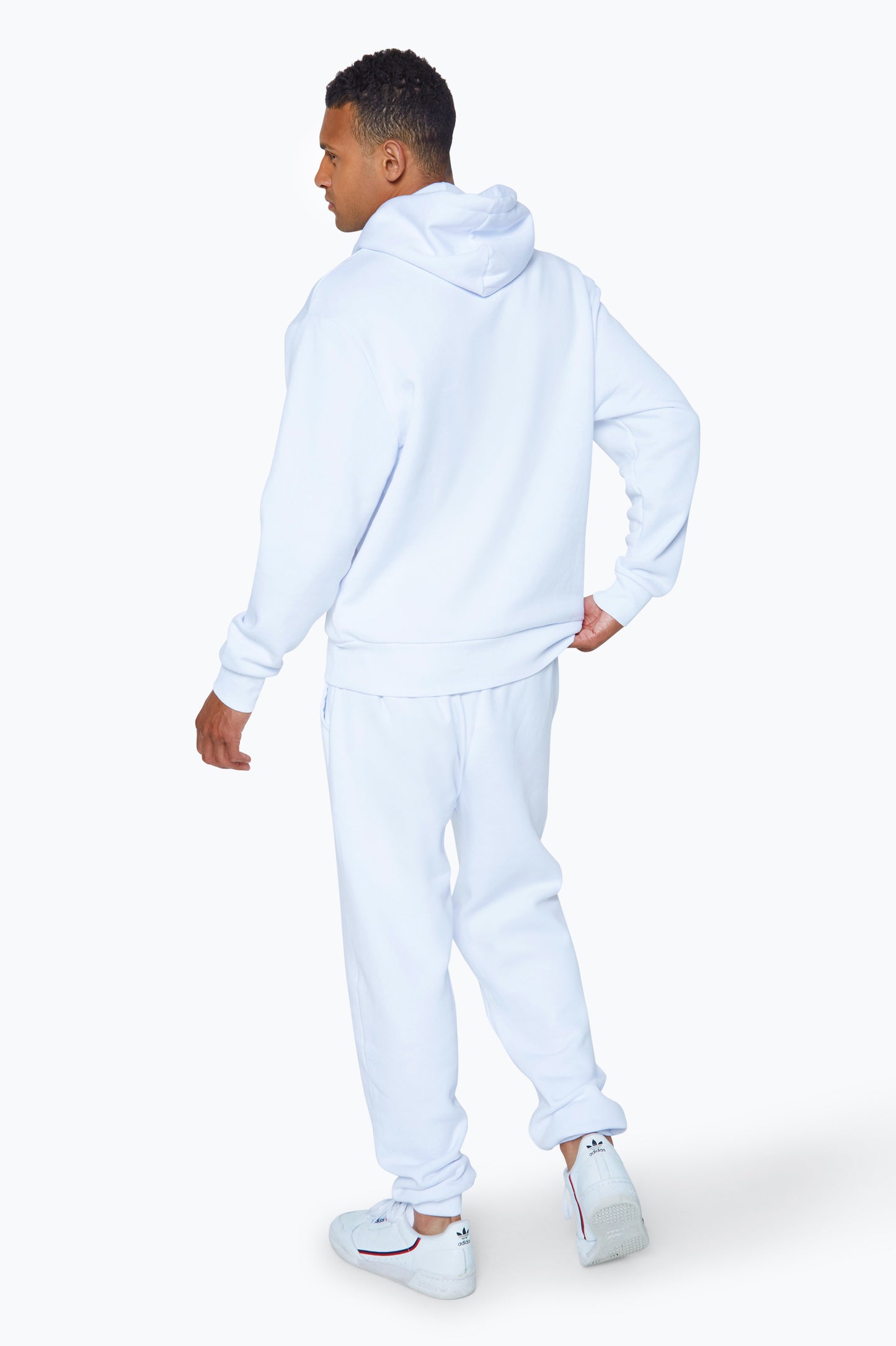 Continu8 Unisex White Boxy Hoodie