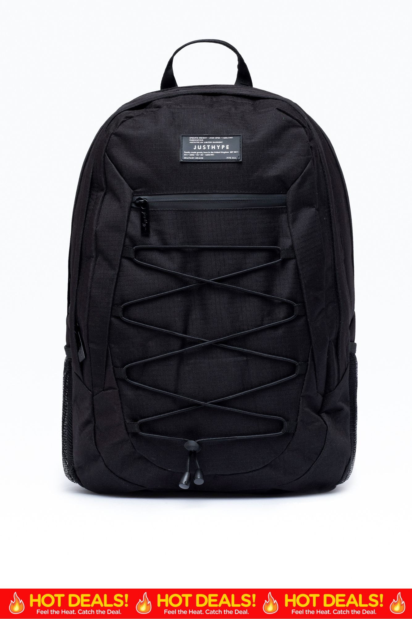 Hype Unisex Black Maxi Backpack