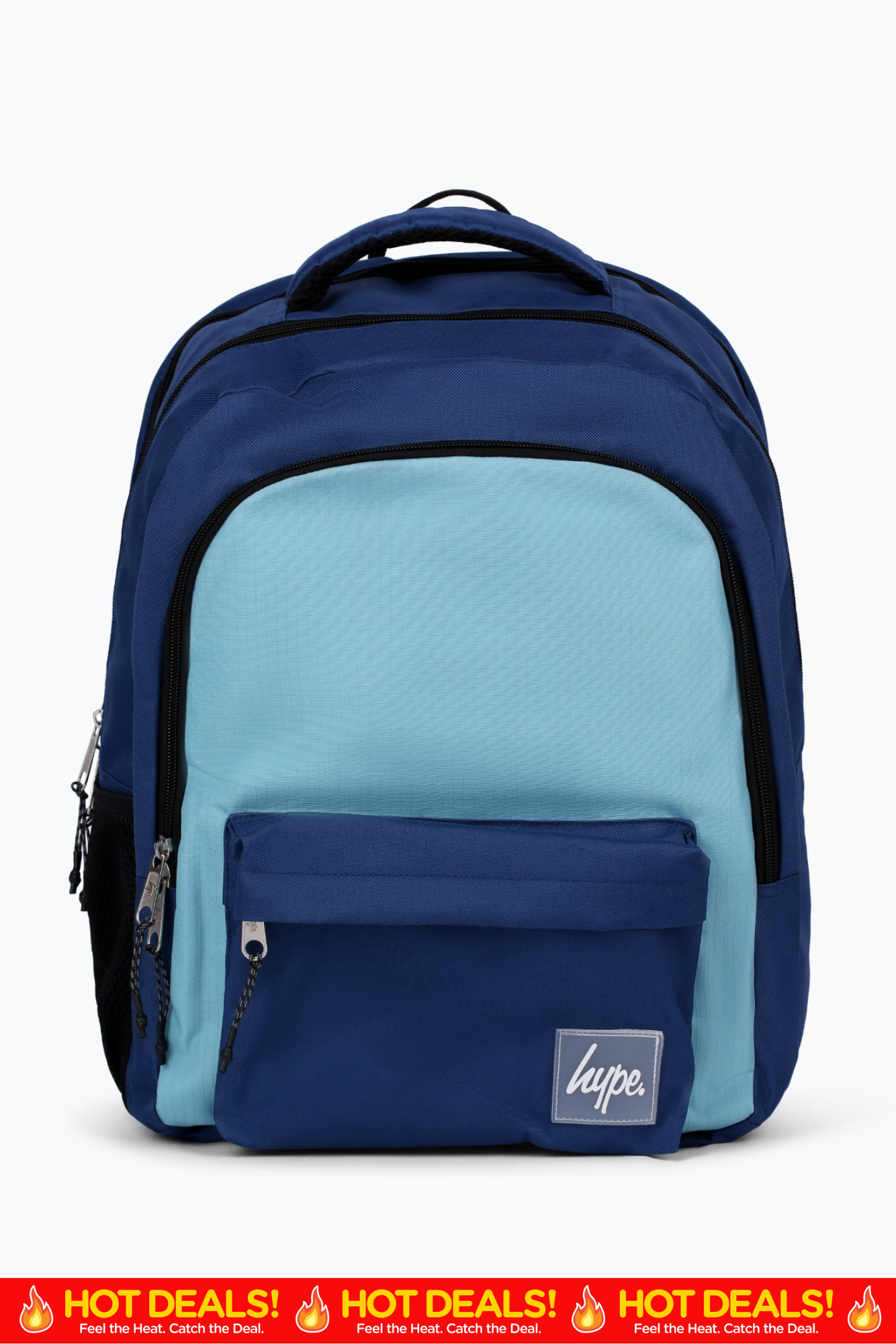Hype Unisex Navy Ripstop Multi Pocket Backpack