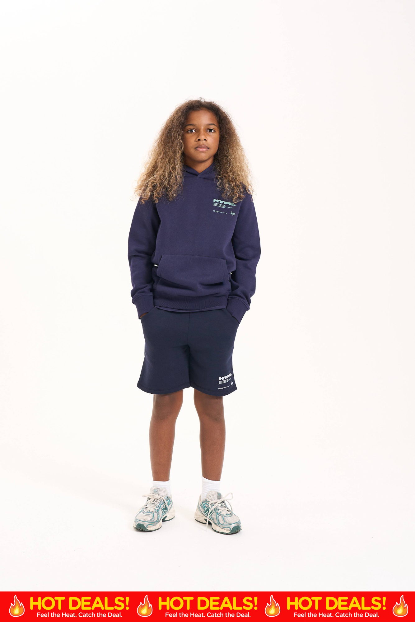 Hype Boys Navy Explore Hoodie