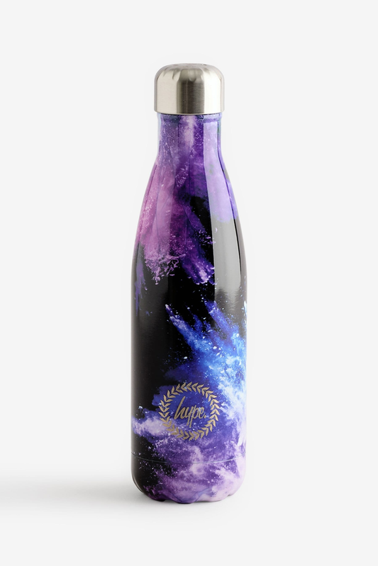 Hype Girls Purple Chalk Dust Thermal Water Bottle