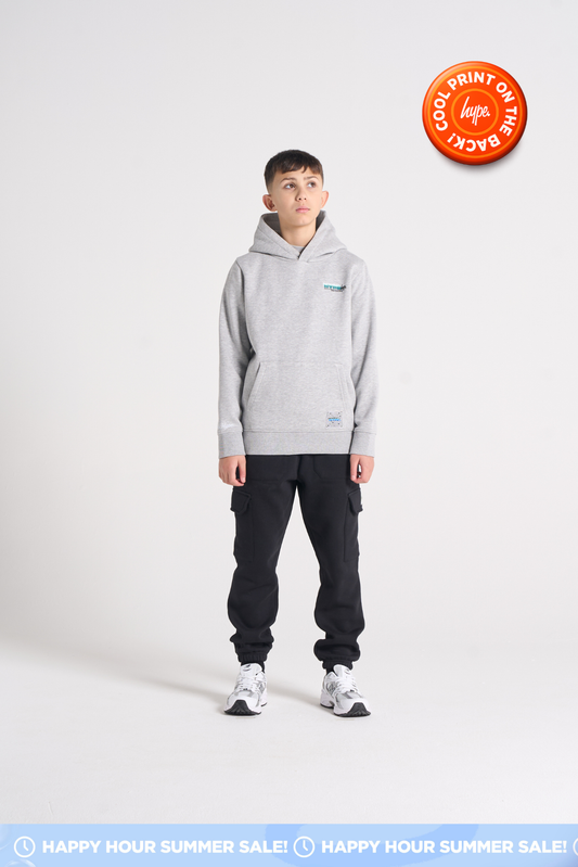 Hype Boys Grey Marl Cosmic Hoodie