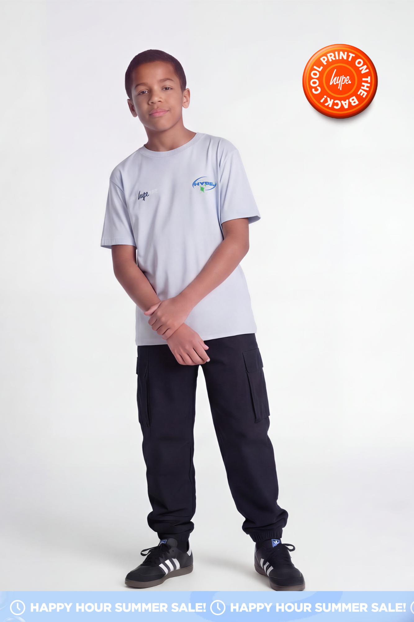 Hype Boys Blue Ellipse T-Shirt