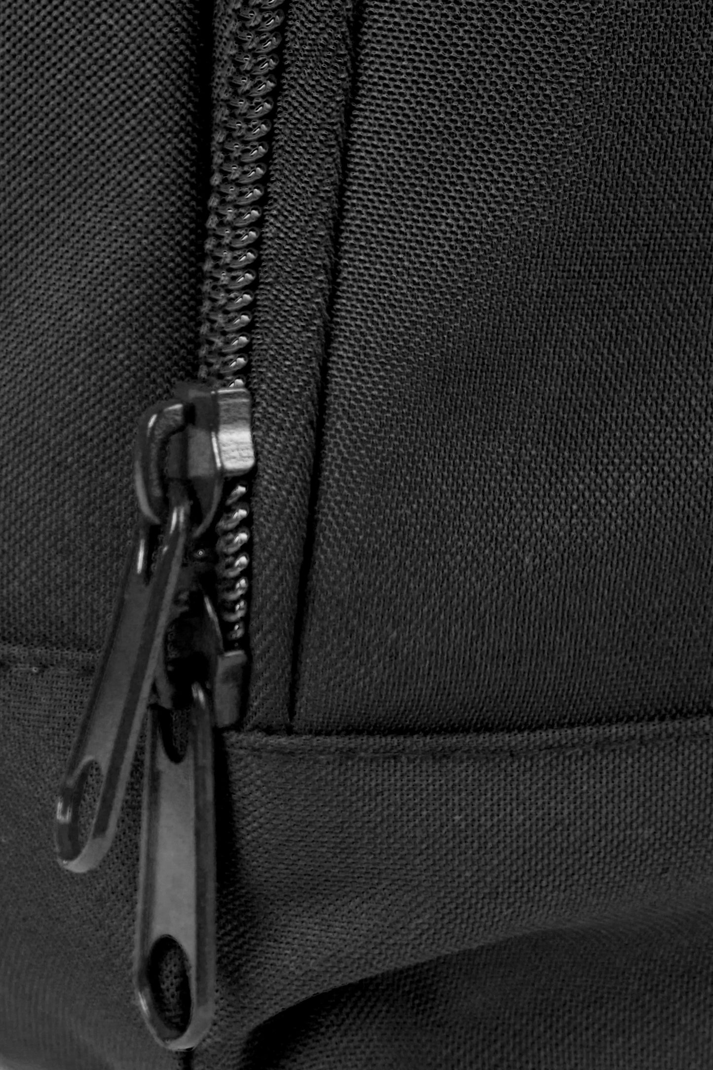 Hype Black Twin Handle Roll-Top Backpack