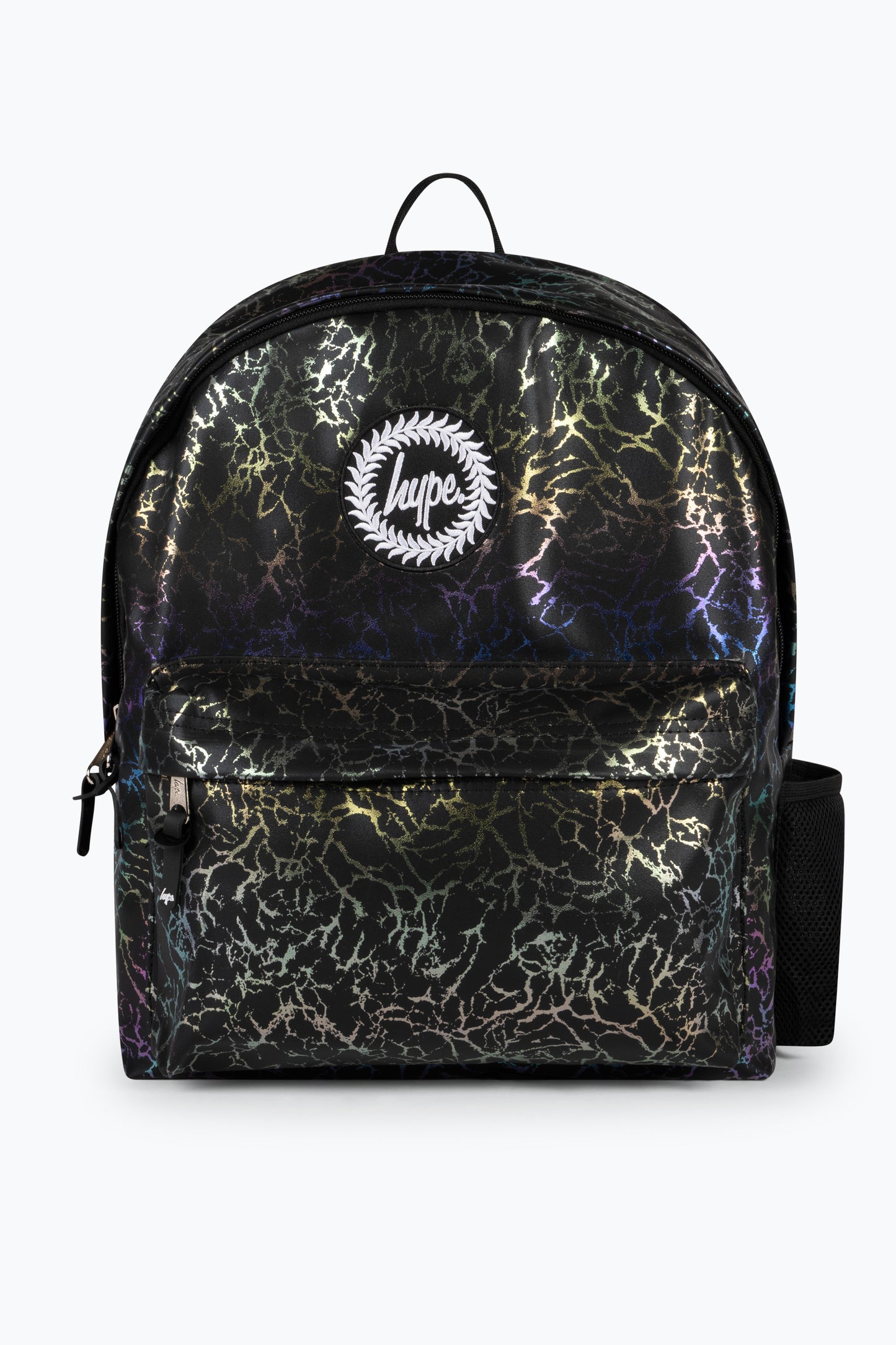 Hype Kids Black Glitter Lightning Iconic Backpack