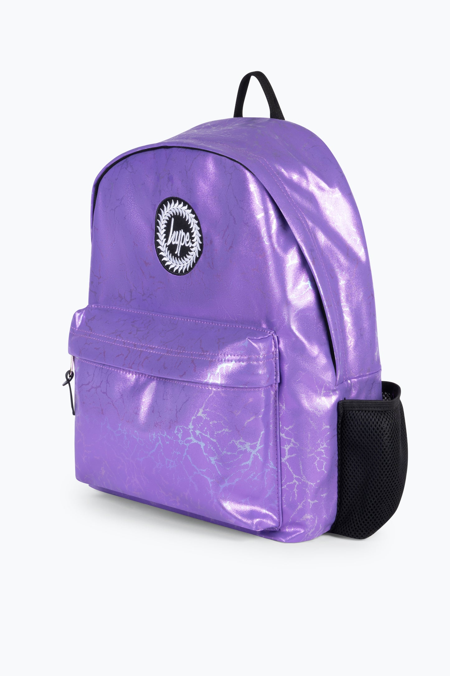 Hype Kids Purple Glitter Lightning Iconic Backpack