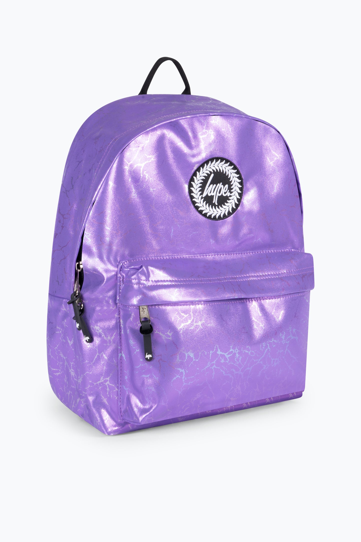 Hype Kids Purple Glitter Lightning Iconic Backpack