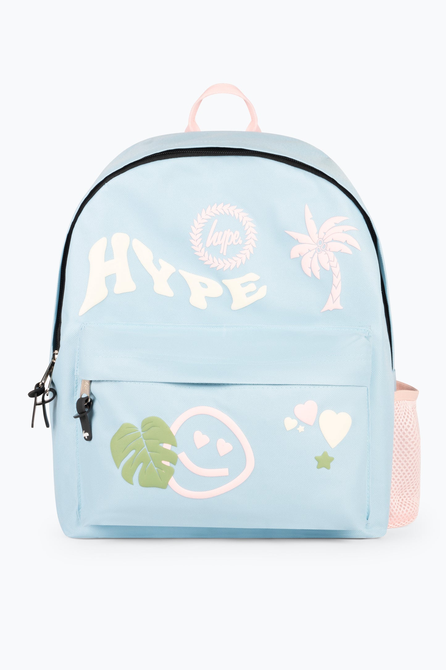 Hype Kids Baby Blue/Pink Palm Icon Iconic Backpack
