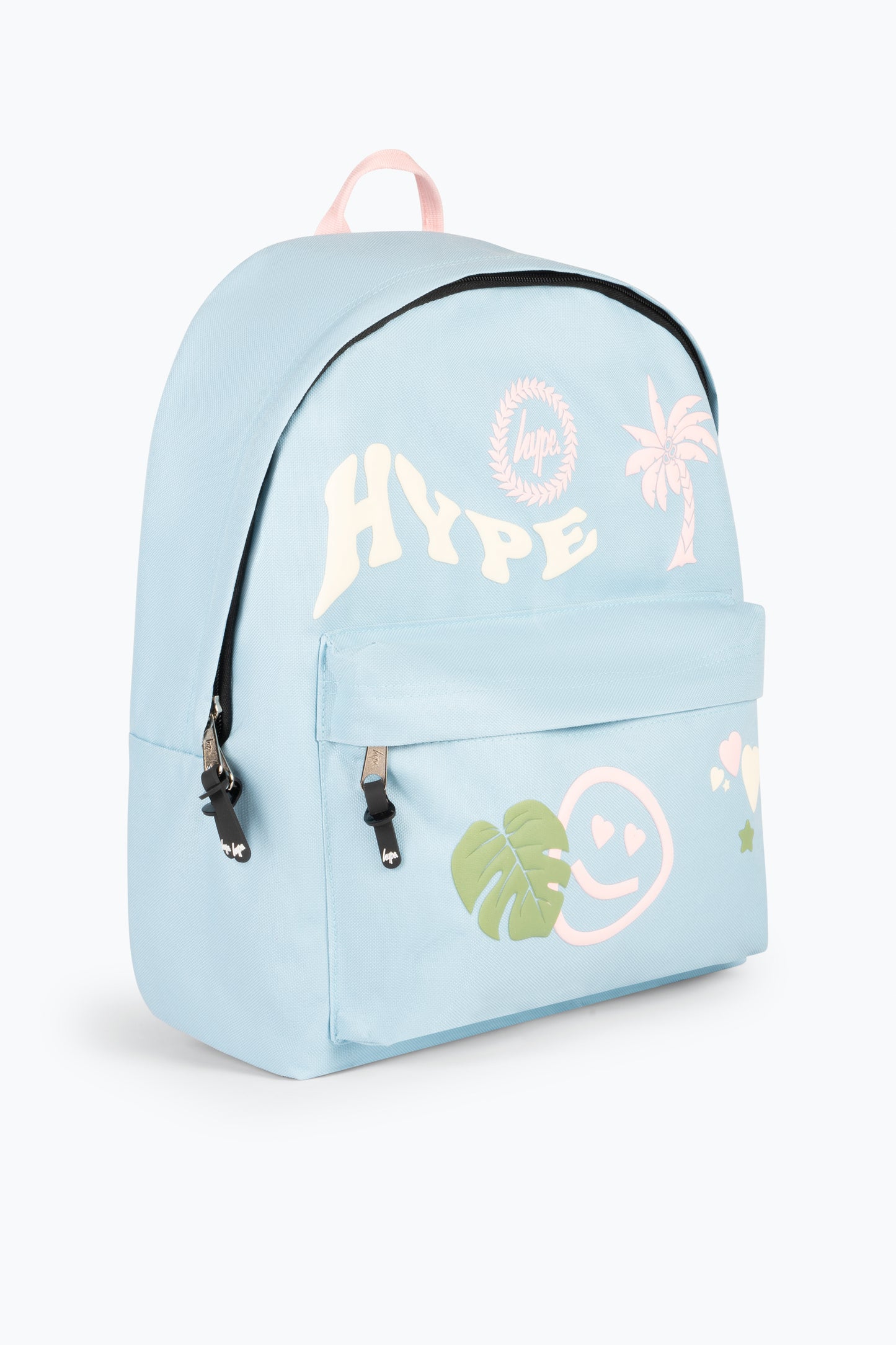Hype Kids Baby Blue/Pink Palm Icon Iconic Backpack