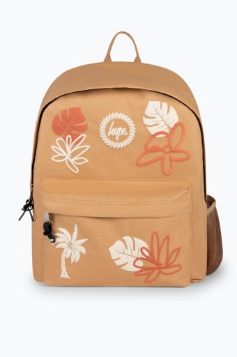 Hype Kids Tan Palm Icon Iconic Backpack