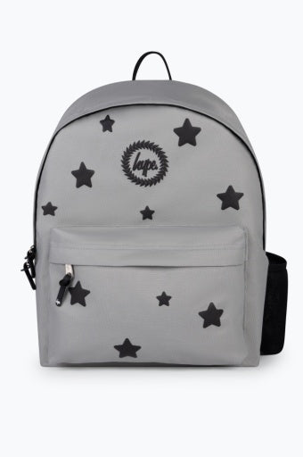 Hype Kids Grey Puff Stars Iconic Backpack