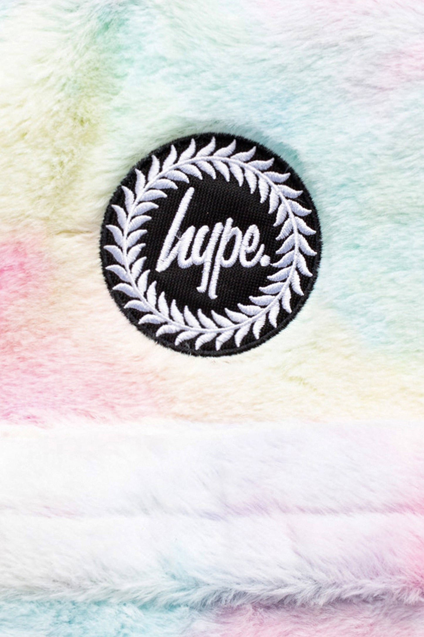 Hype Pastel Rainbow Fur Backpack