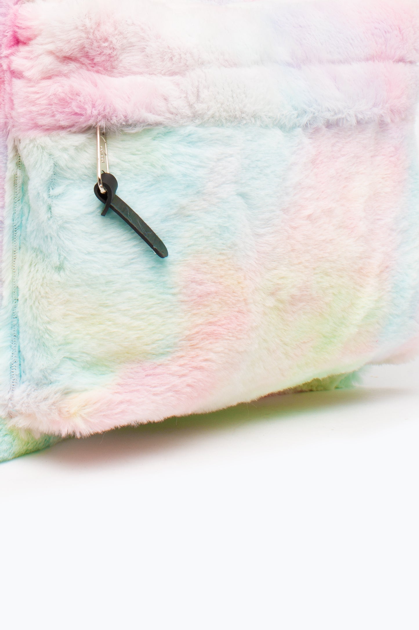 Hype Pastel Rainbow Fur Backpack