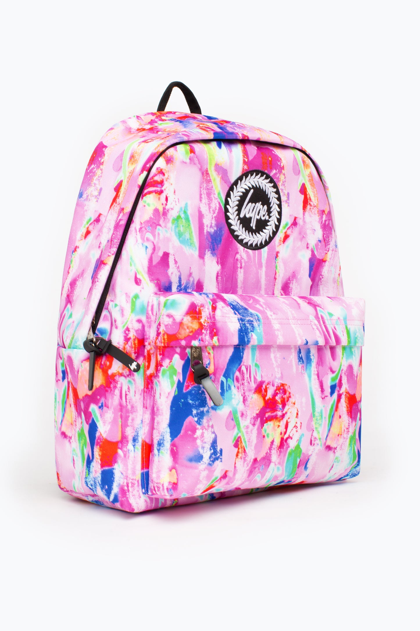 Hype Pink Multi Abstract Backpack