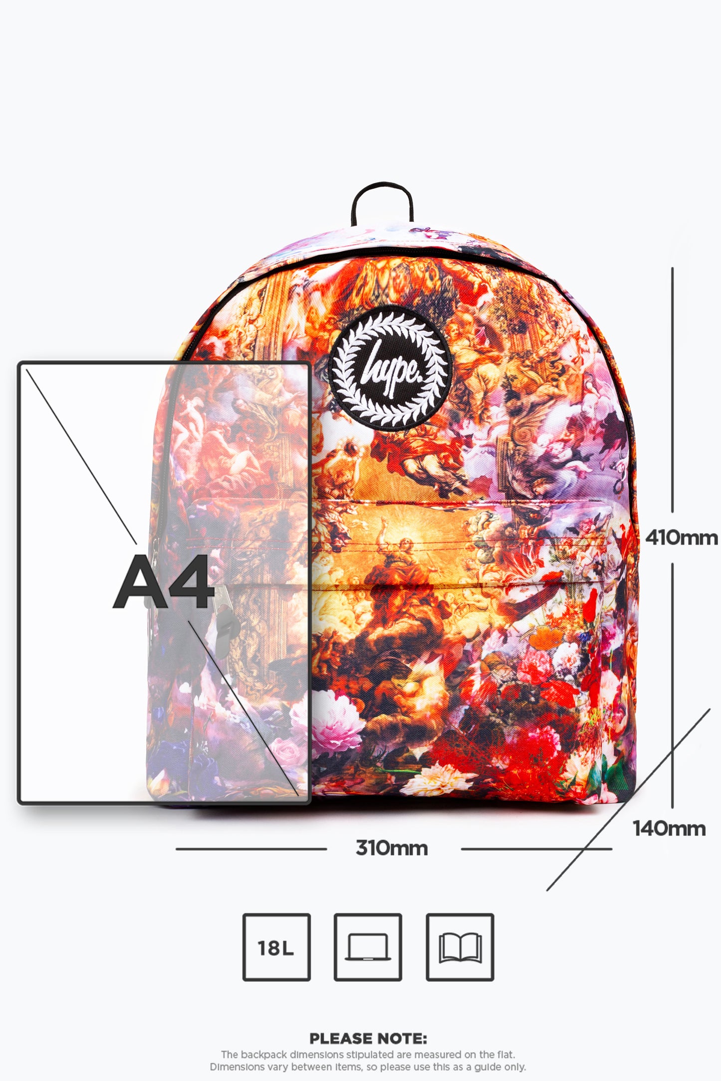 Hype Gold Classical Renaissance Backpack