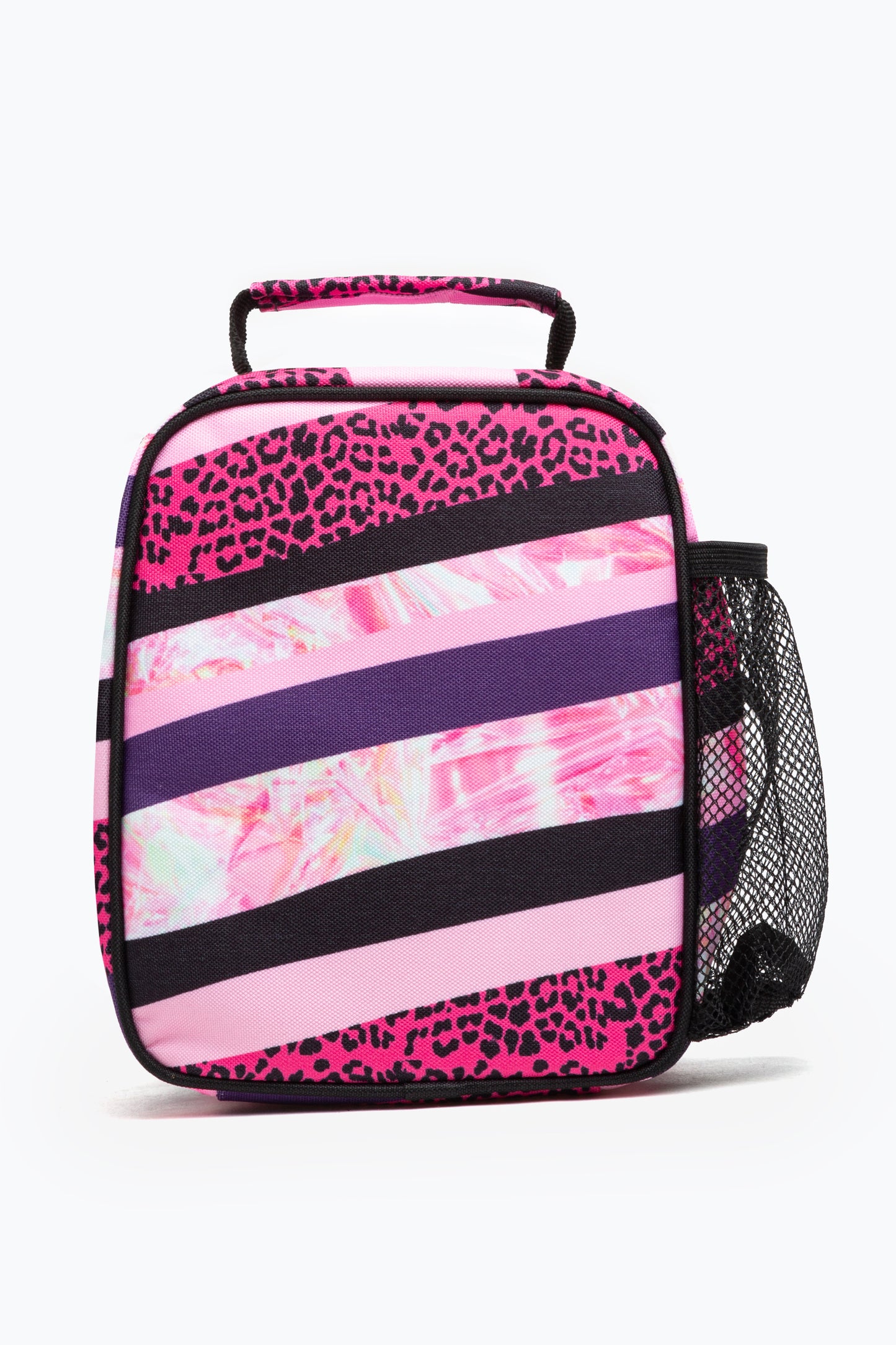 Hype Dark Pink Stripe Crest Lunch Box