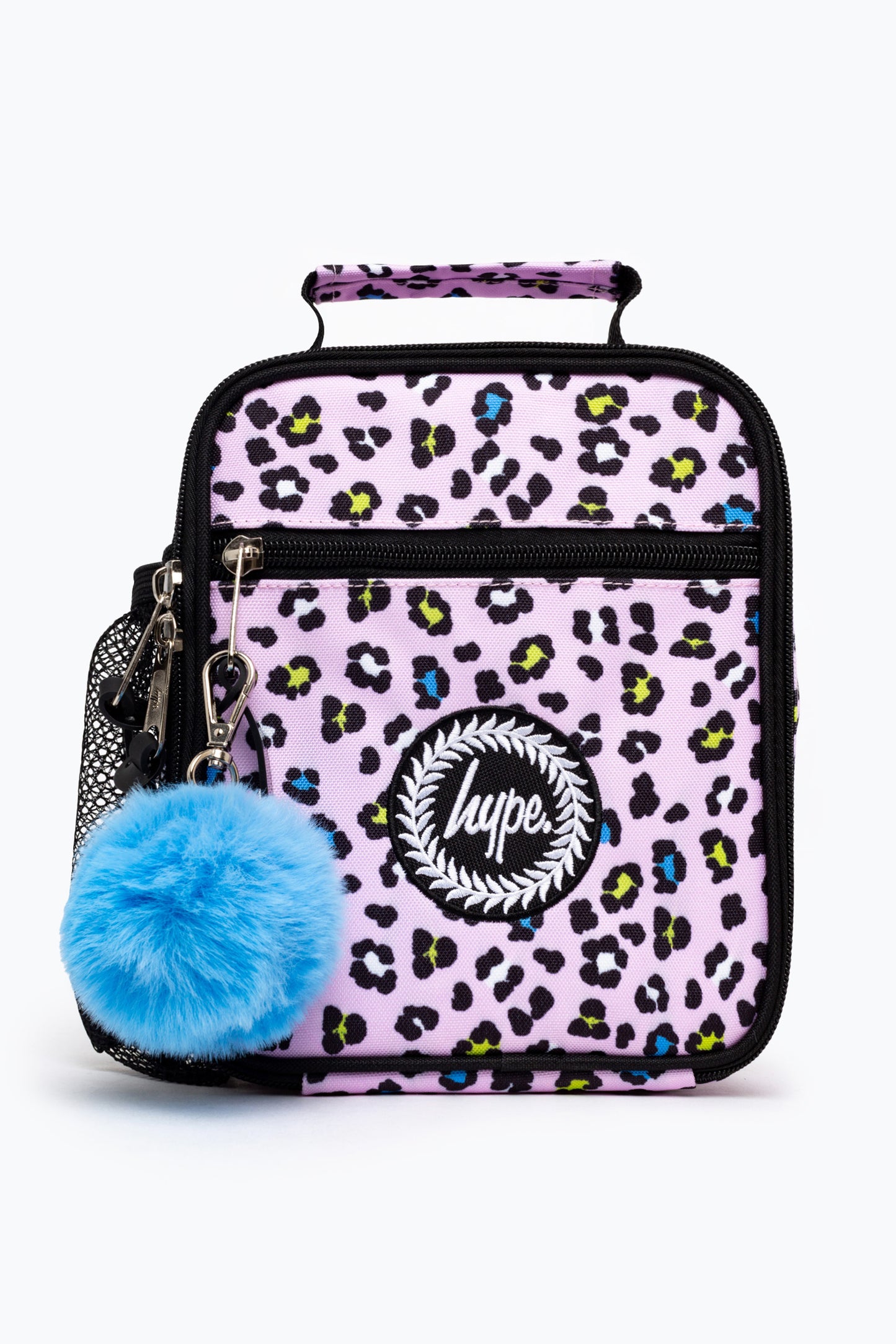 Hype Lilac Leopard Print Lunch Box Front Side