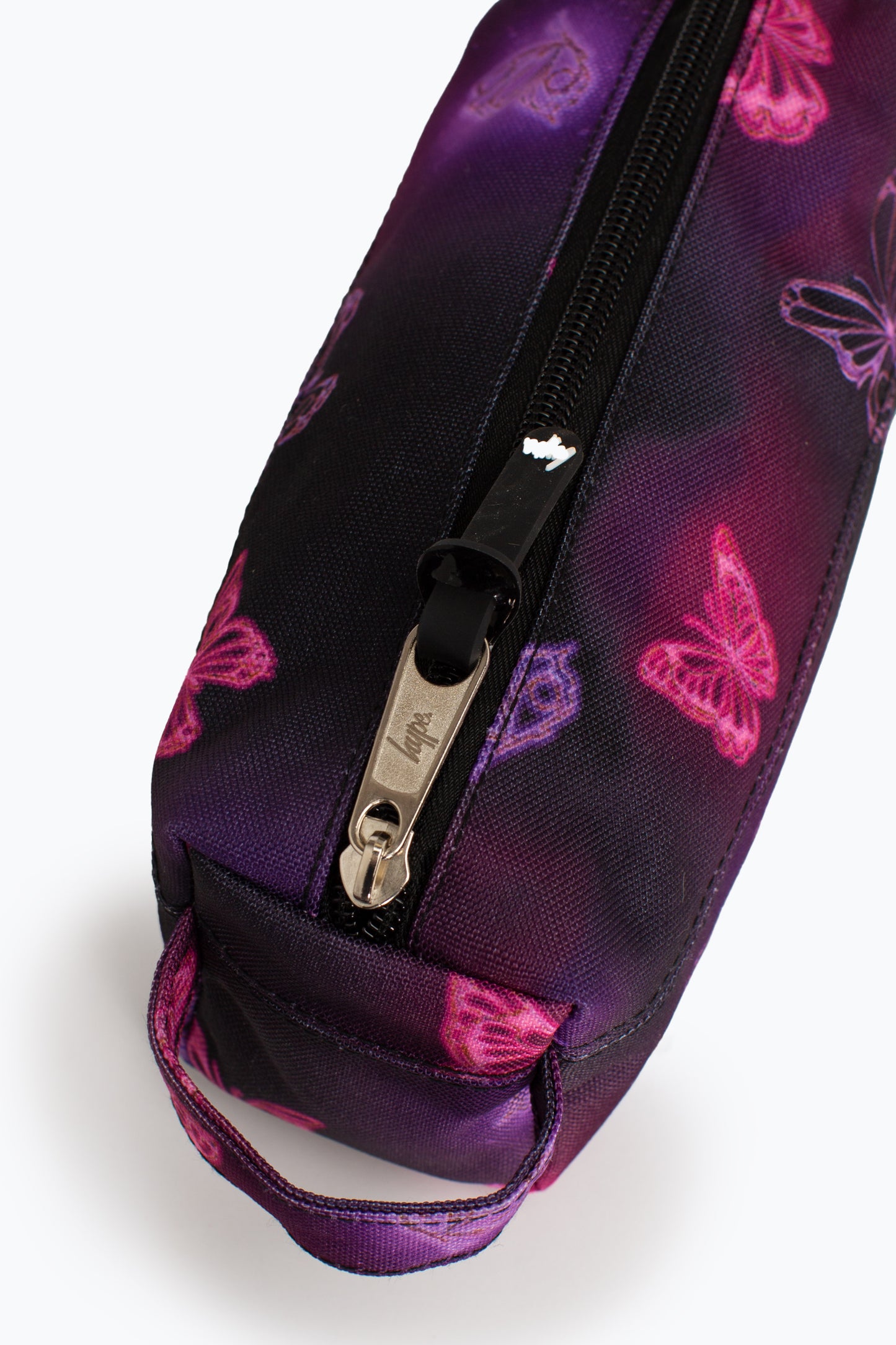 Hype Pink/Purple Glow Butterfly Pencil Case