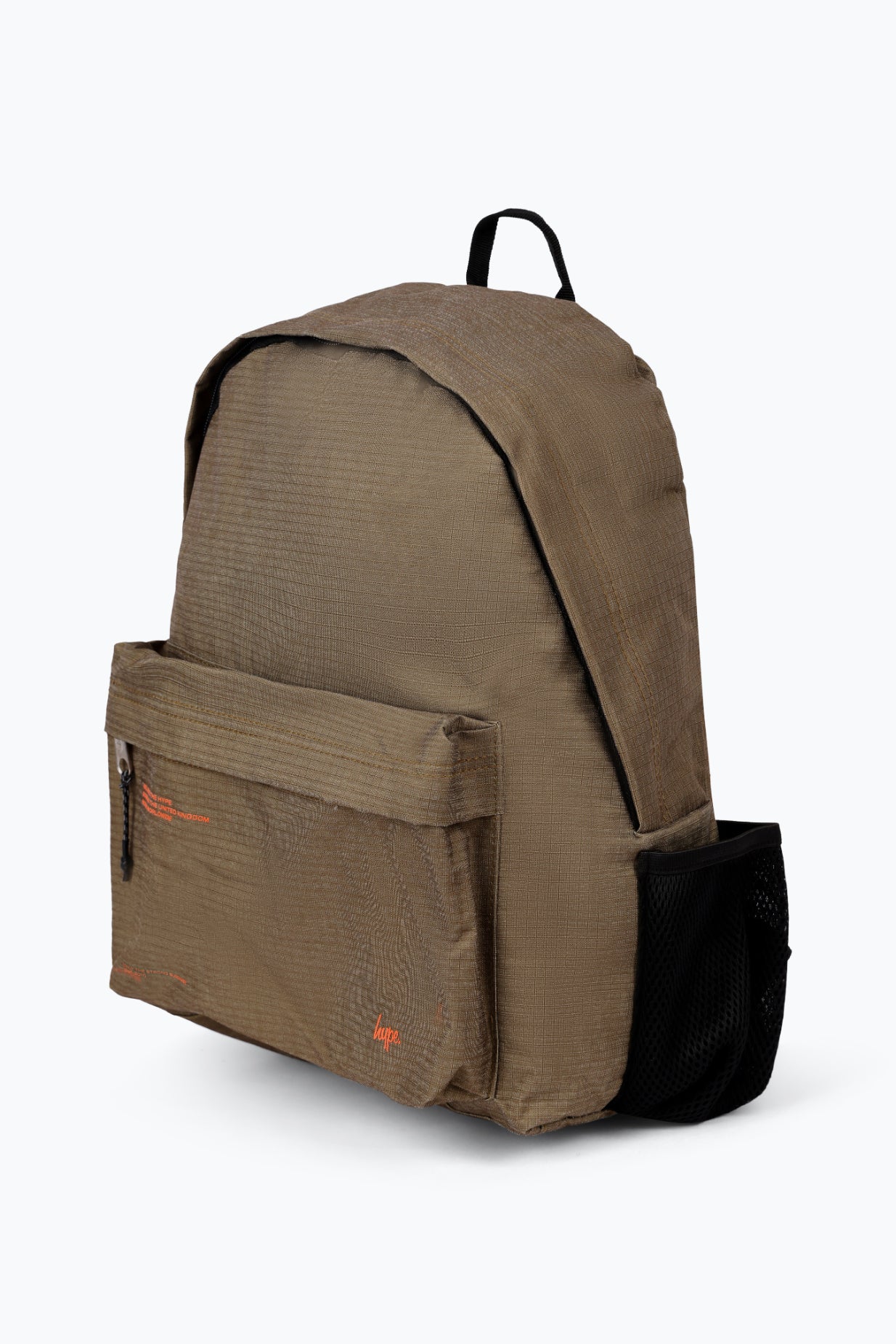 Hype Unisex Khaki Ripstop Tech Backpack