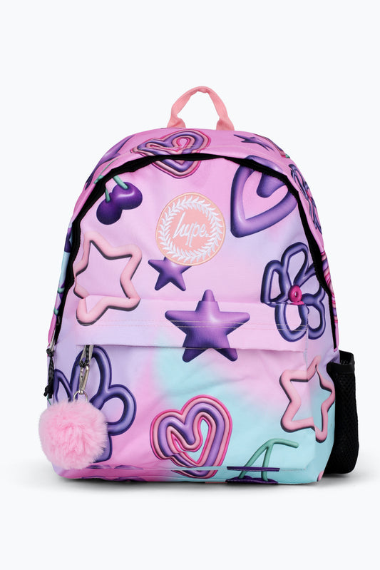 Hype Unisex Multi Pastel Toy Chest Backpack