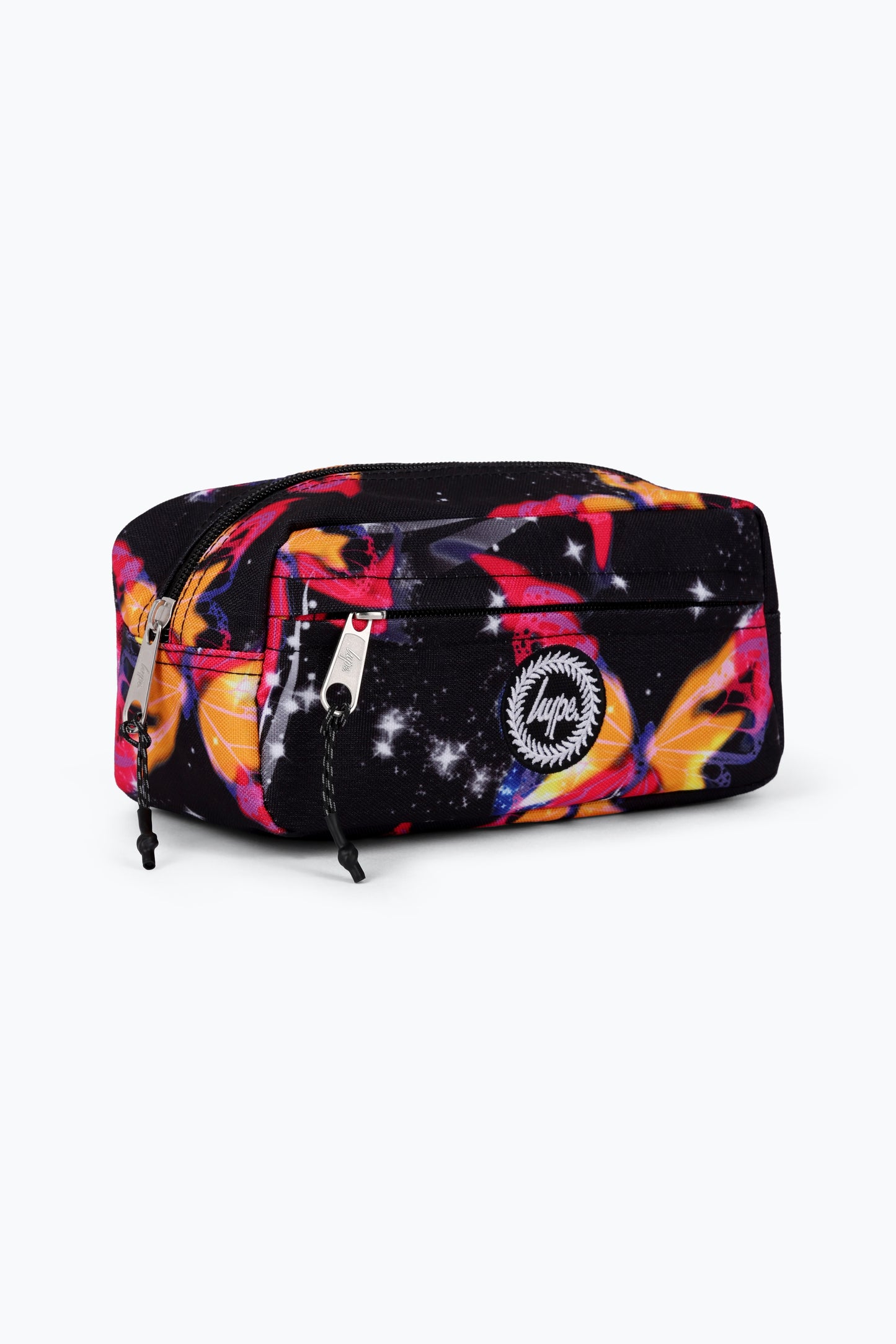 Hype Unisex Multi Glitter Blur Butterfly Maxi Pencil Case