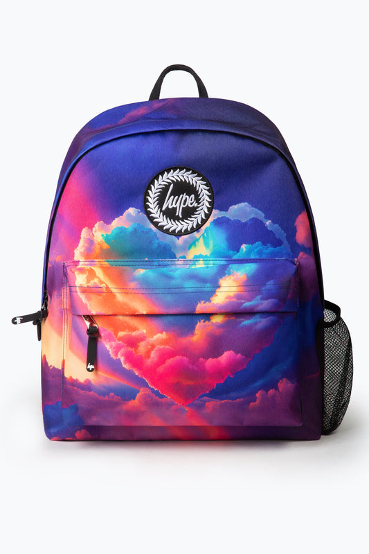 Hype Girls Multi Cloud Heart Backpack