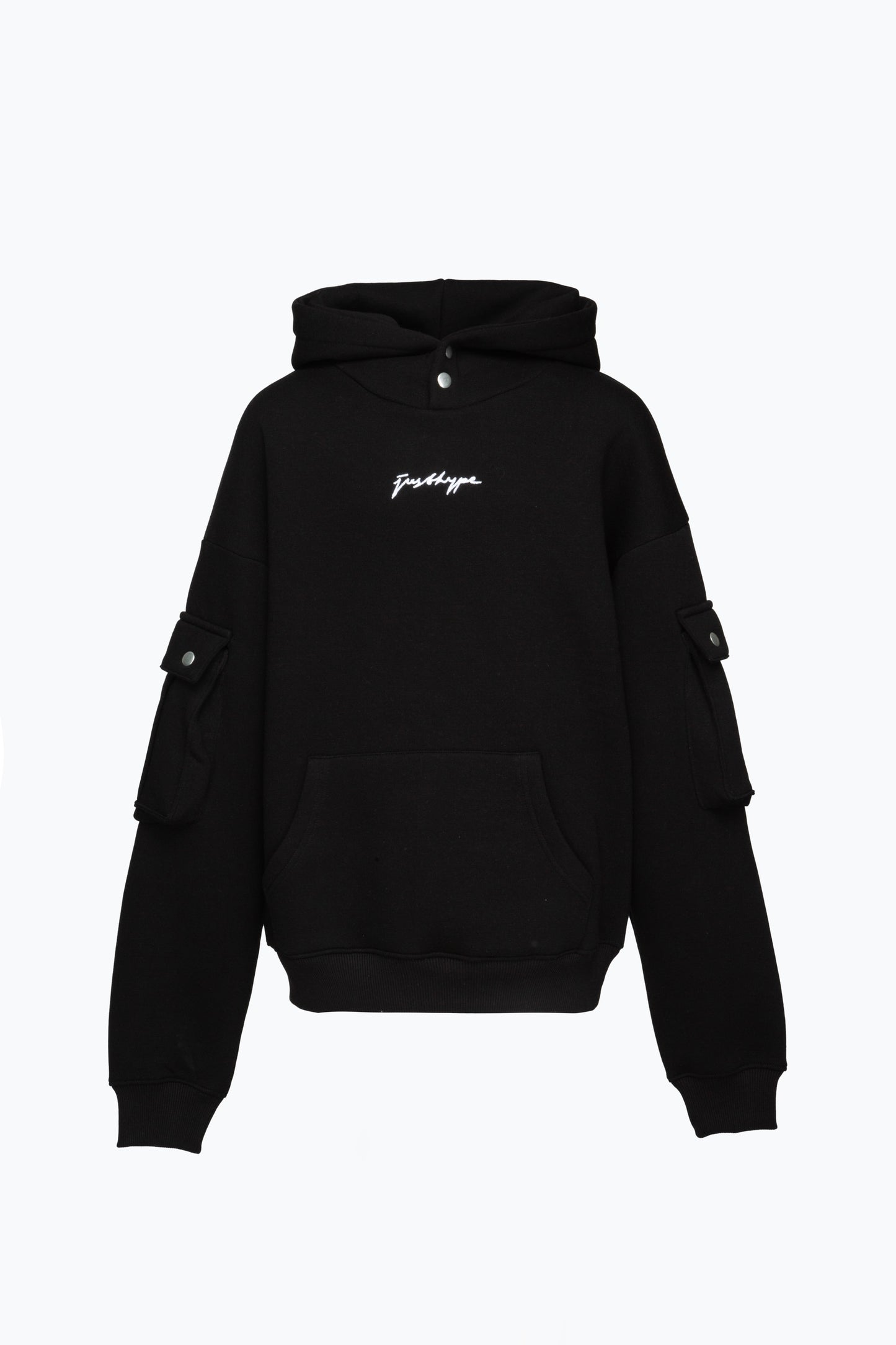 Hype Womens Black Cargo Scribble Hoodie