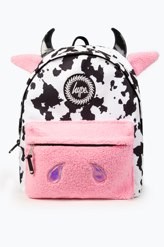 Hype Kids Unisex Pink Novelty Cow Backpack