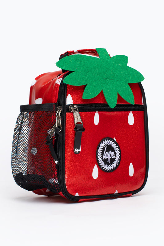 HYPE KIDS UNISEX RED STRAWBERRY LUNCH BOX