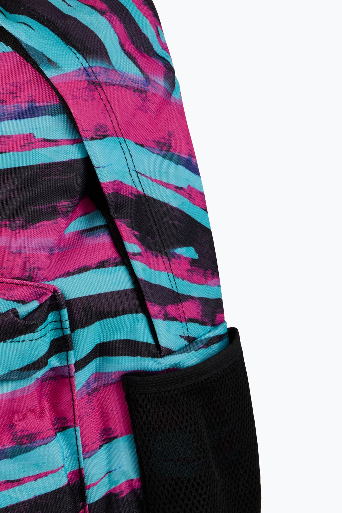 Hype Unisex Multi Pastel Zebra Backpack